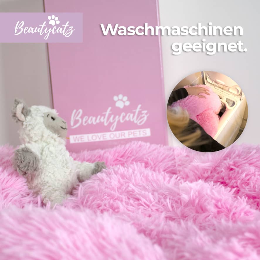 BeautyCatz® Premium - Das Original Donut-Bett für Katzen & Hunde
